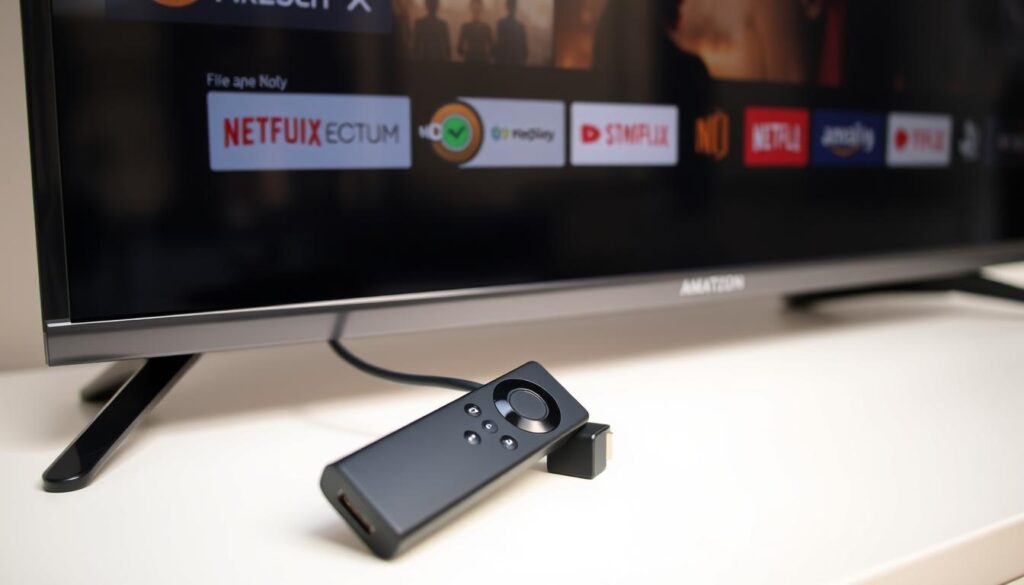 Firestick connected to TV HDMI port