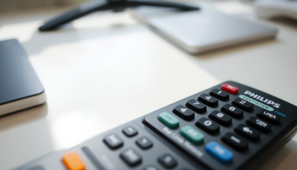 Philips universal remote code entry