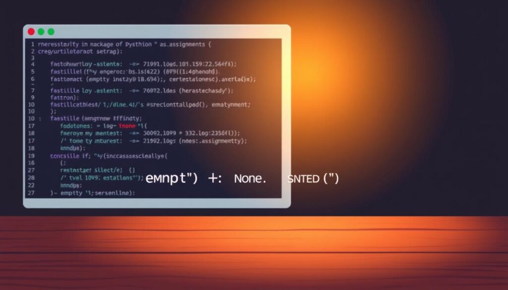 None vs empty string validation