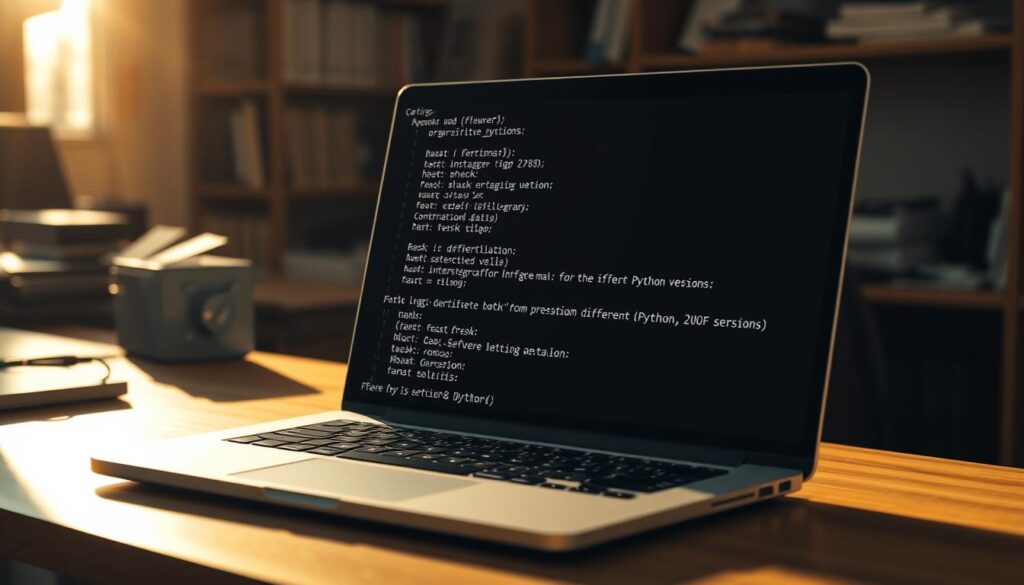 Python version configuration